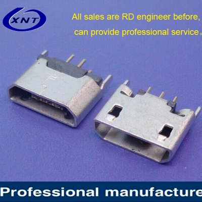 張家港USB B type 5pin without crimping stand